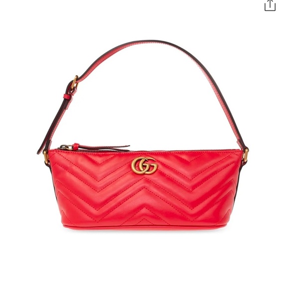 Gucci Handbags - Sold - Gucci GG Marmont red 2.0 padded shoulder bag NIB NEW